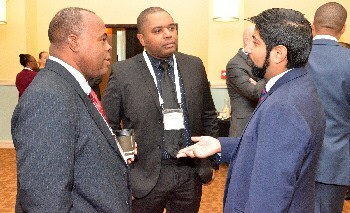 Ricardo Durrant, Don Gittens, Aamir Alavi at CARIF 2017 hosted by JAMPRO